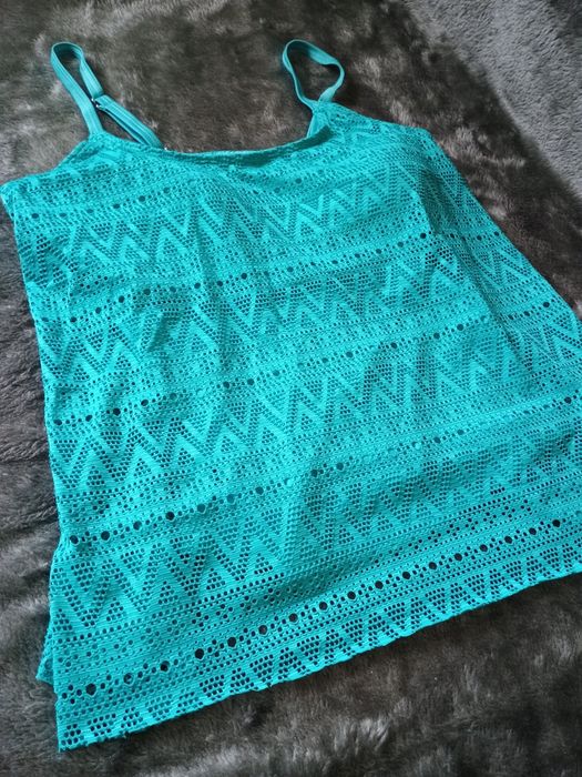 Tankini turkusowe