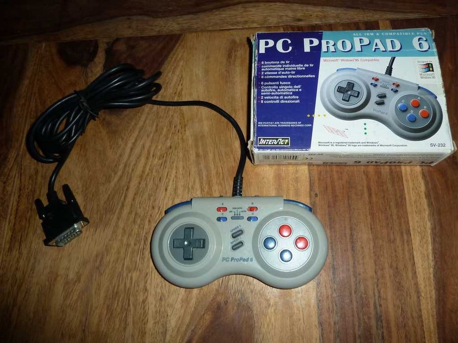 Joystick/Gamepad RETRO PC - INTERACT PC PROPAD BOX -gameport- 1996 r.