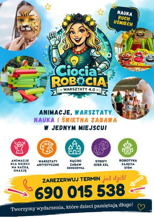 ANIMATOR dla dzieci – ANIMACJE | urodziny | WESELA | chrzciny | bale