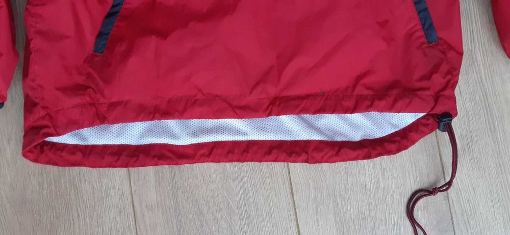 Анорак Куртка ветровка Nike Найк червона з чорним Оригінал!