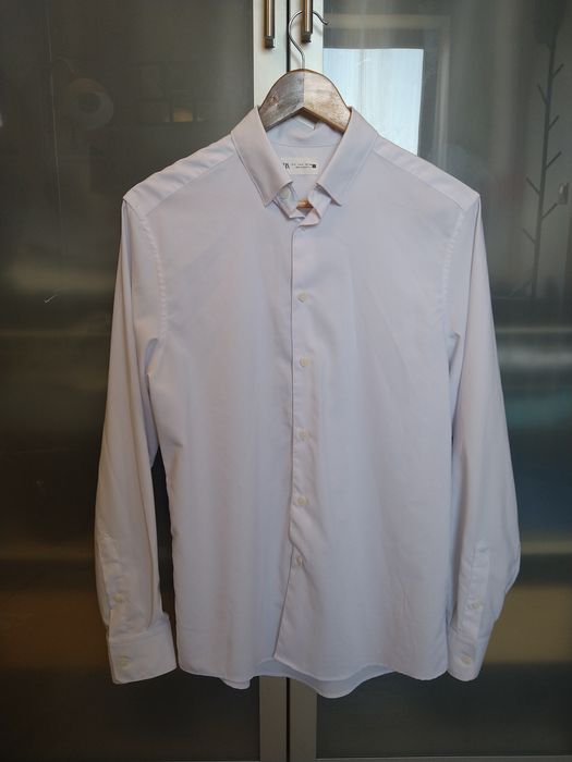 Camisa Branca básica Zara Homem