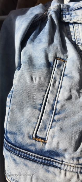 Джинсовка голубая, курточка джинсовая