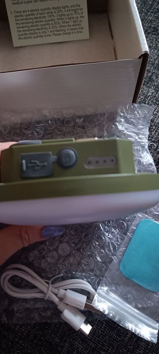 Акумуляторний світильник MOS-14 біле світло.