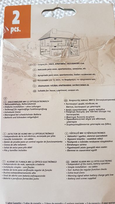 Detector alarme fumo