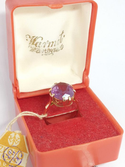 Lombardowski. Nieużywany pierścionek PRL Warmet 5.9g Wyjątkowy