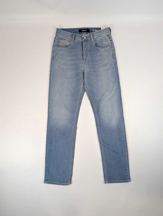 Damskie Jeansy Replay Proste Straight High Waist Nowe z Metką W27 L30 Bawełna Casual Basic Vintage