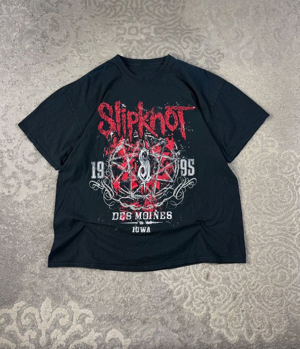 Bagry Tshirt Slipknot Des Moines Iowa Metal Vintage Koszulka