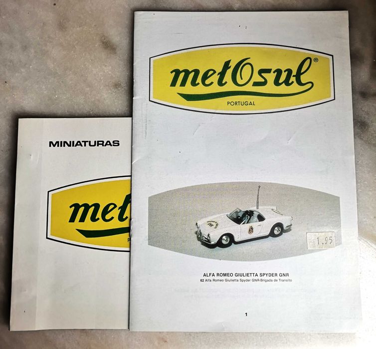 Catálogo de Miniaturas da METOSUL .