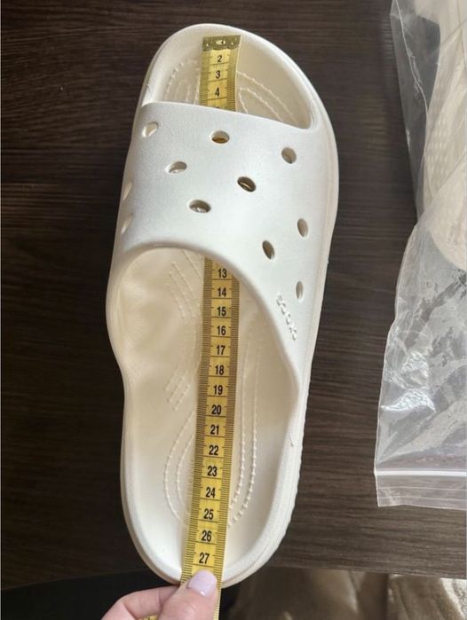 Продам кроксы crocs stomp slide 27см.