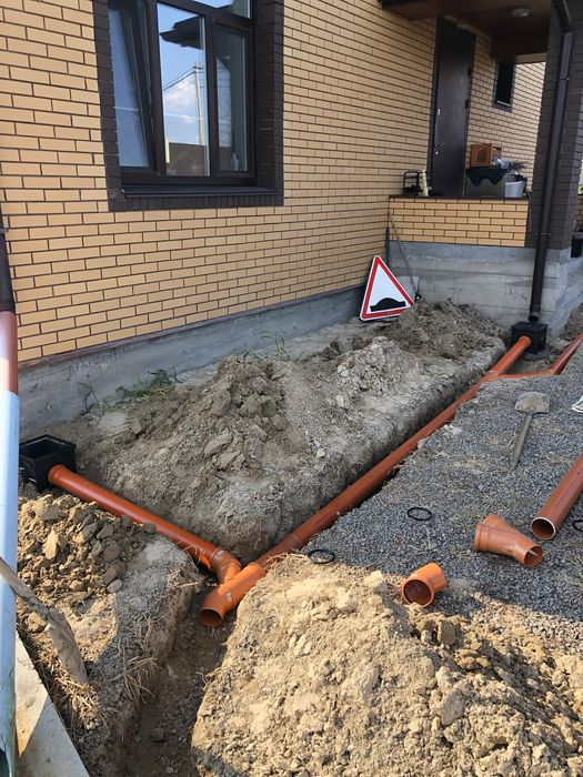 Септик под ключ, сливная яма под ключ, монтаж водопровода/канализации