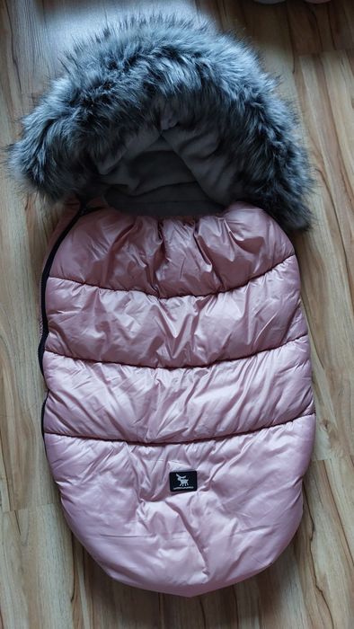 Śpiworek cotton moose różowy