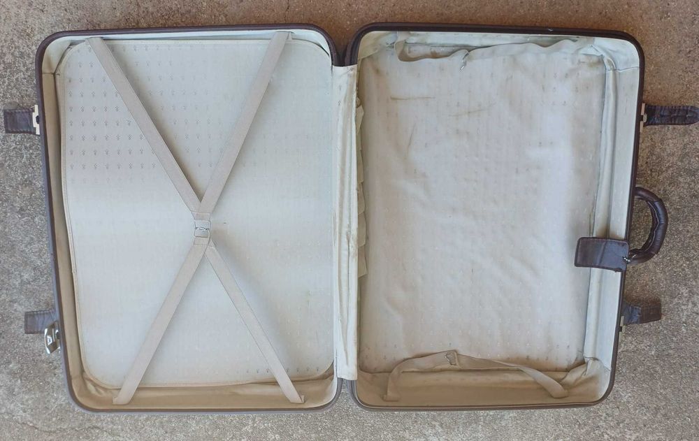 Mala de viagem, ajustável, com separador de roupa, com fechadura e fivelas