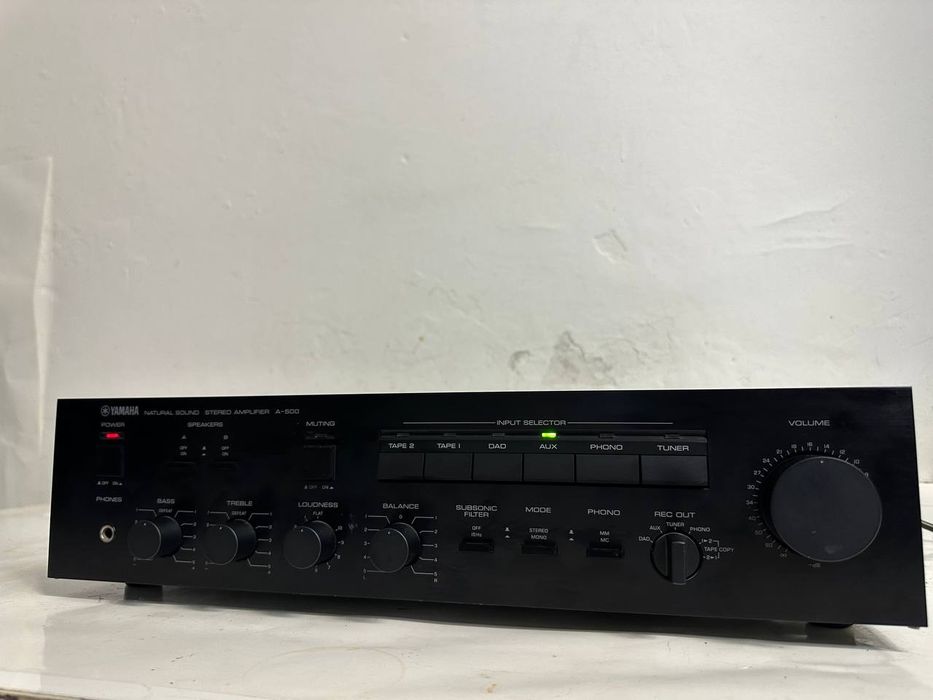 Wzmacniacz stereo Yamaha A-500 | 2×70 W | Phono MM/MC | Subsonic | Made in Japan