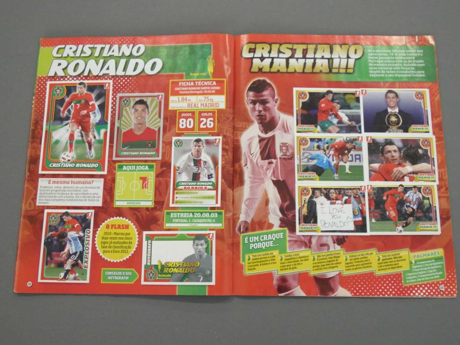 Caderneta Panini Portugal de Ouro 2011 Completa