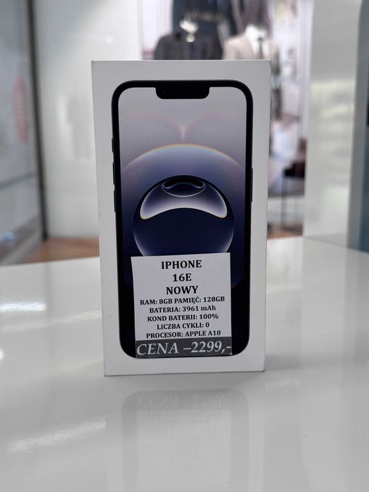 iPhone 16e 128GB NOWY Topcase Vivo *Raty 0%