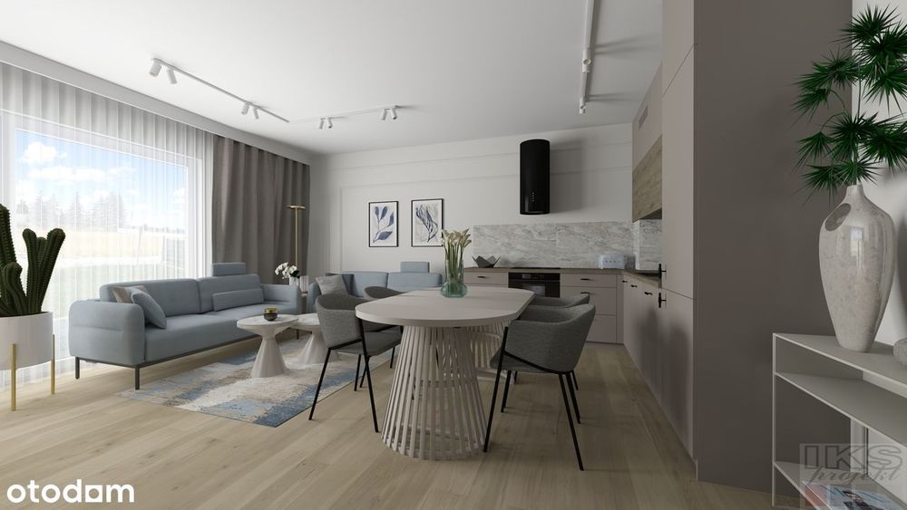 Apartament Jarocin OGRÓD -tuż przy lesie, 67 m2, Z PROJEKTEM ARANŻACJI