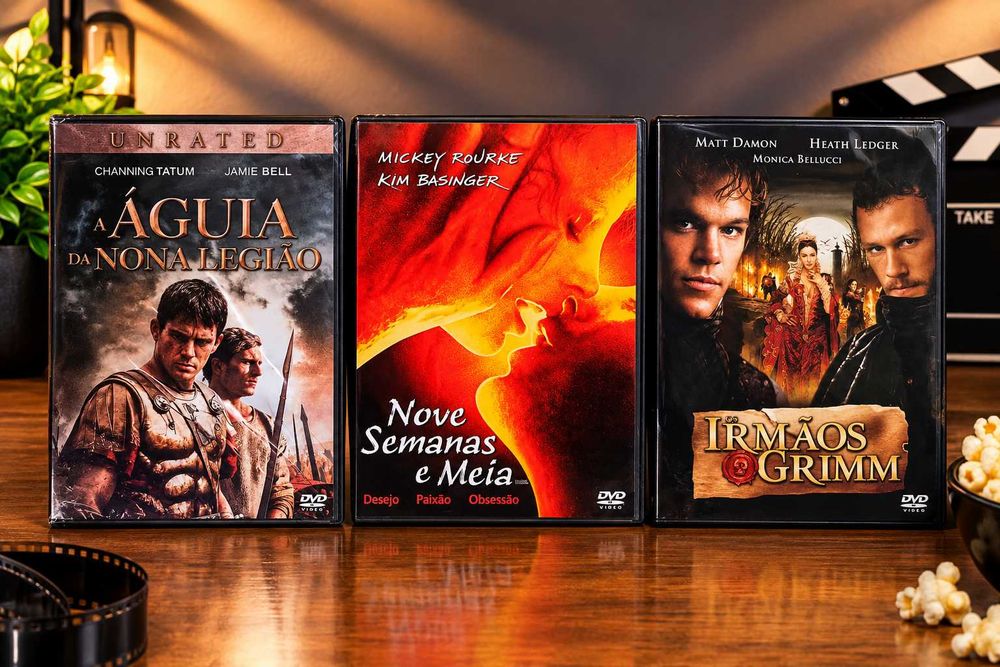 Lote Filmes DVD Originais – Clássicos de Ação, Romance e Fantasia (Como Novos) - Conjunto ou Individual