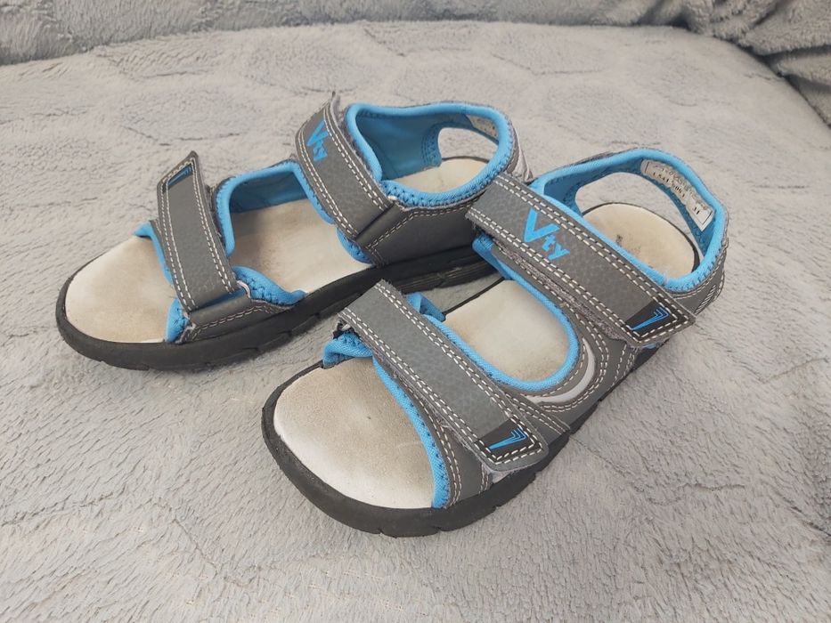Sandały Vty dla chłopca r. 31 niebieskie szare