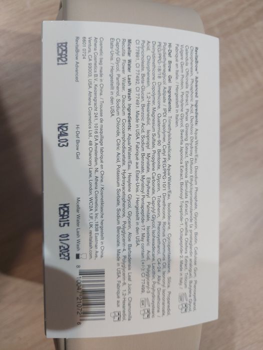 Odżywka do brwi Revitalash 3 ml w zestawie