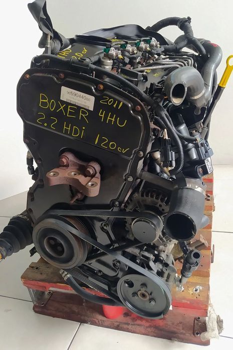 Motor peugeot BOXER 2.2HDI 120cv 4HU 2011 - caixa 6v velocidades