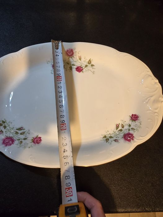 Duży półmisek w kwiaty