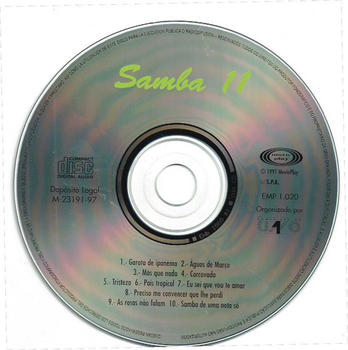 Music Box - Jornal de Notícias - 60's - Samba II - 1997