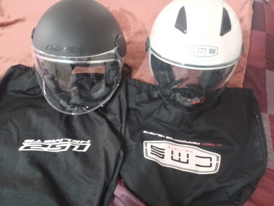 Capacetes impecaveis