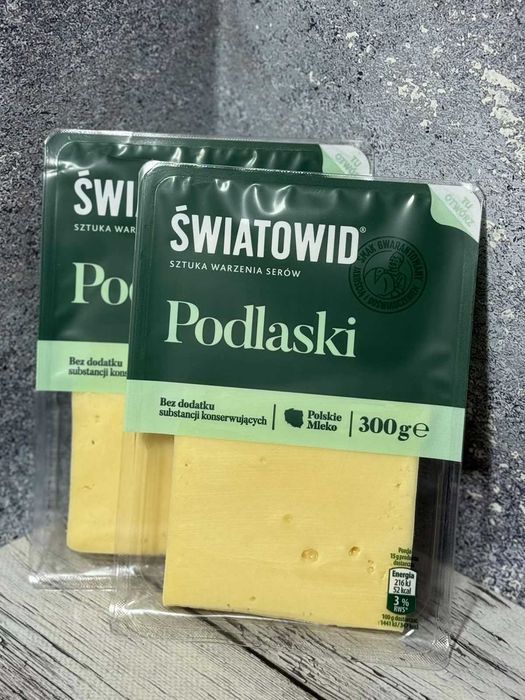 Сир порізаний Swiatowid Podlaski 300 грам