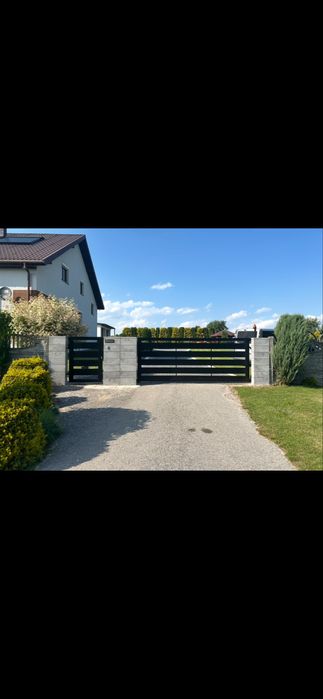 Brama z furtka nowego typu