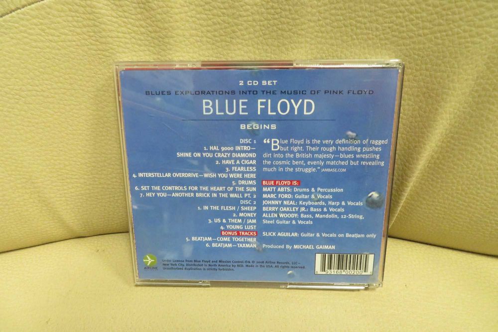 BLUE FLOYD- BEGINS- 2 CD-płyta używana , stan b. dobry