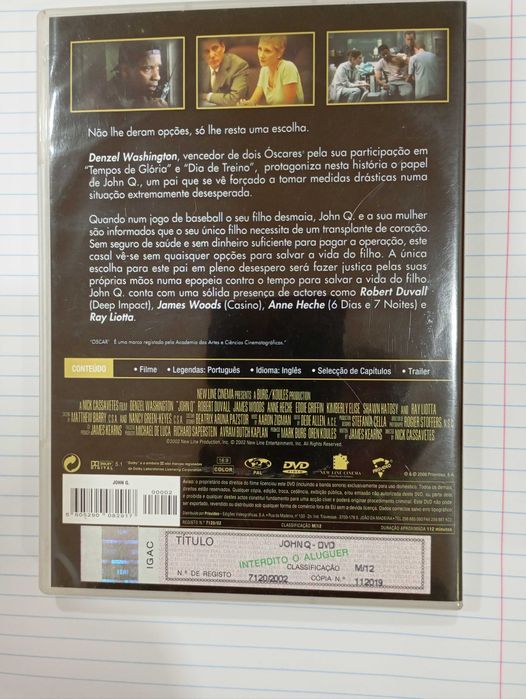 DVD John Q. de Denzel Washington