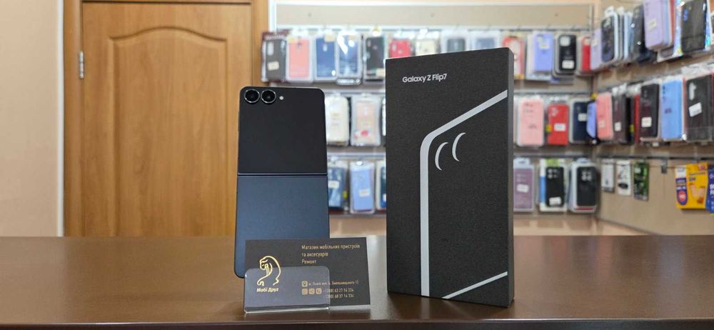 Samsung F766B Galaxy Flip 7 12/256GB ,Jetblack EU !!!НОВИЙ 6 Циклів НЕВЕРЛОК!!!