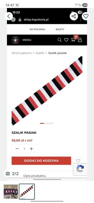 Szilik kibica Polonia