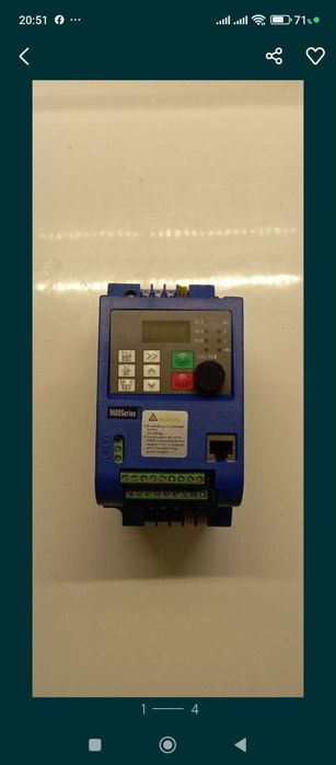 Частотний перетворювач плавного пуску електродвигуна 110квт