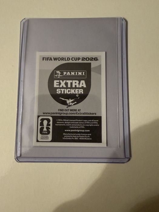 Moisés Caicedo - Extra Sticker Prateado - Mundial 2026
