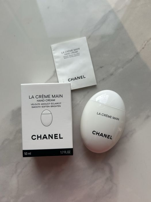 Krem do rąk CHANEL LA CRÈME MAIN 50 ml hand cream jajko