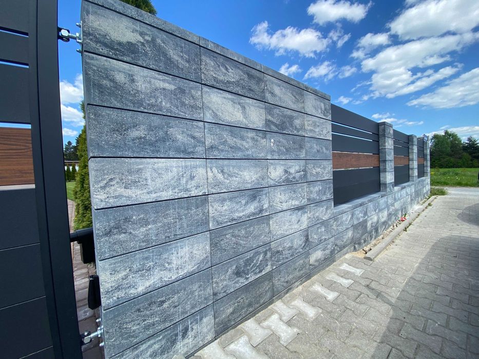 Bloczki Bloczek Ogrodzenie Murowane STYROBUD JONIEC Modułowe MONTAŻ