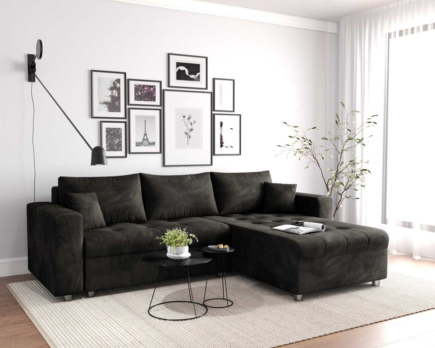 Kanapa narożna MIMOS narożnik Funkcja spania,sprężyny PRODUCENT STYLUX