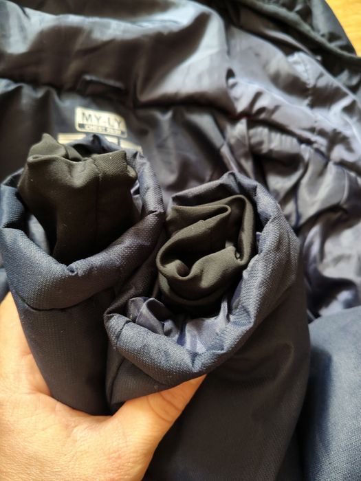 Długa parka do piłki nożnej