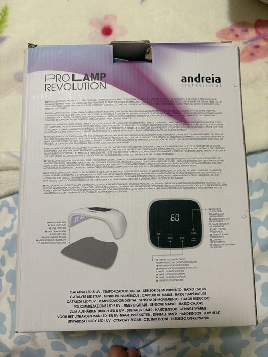Vendo cabine de Manicure Lâmpada UV/LED Andreia Professional Pro Lamp Revolution 180W