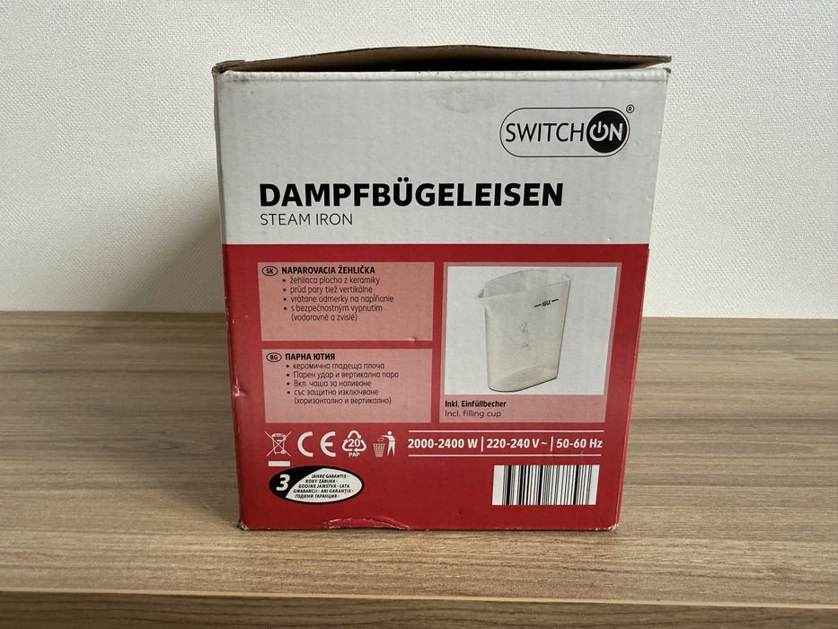 Парова праска Switch On 2000–2400W