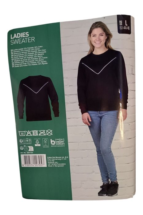 Damska bluza / sweter czarny rozmiar L (44/46)