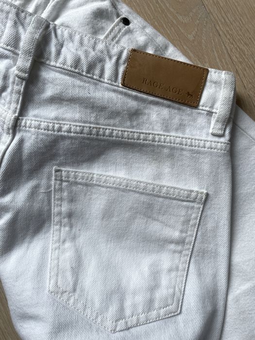 Białe jeansy Rage Age rozmia M nowe