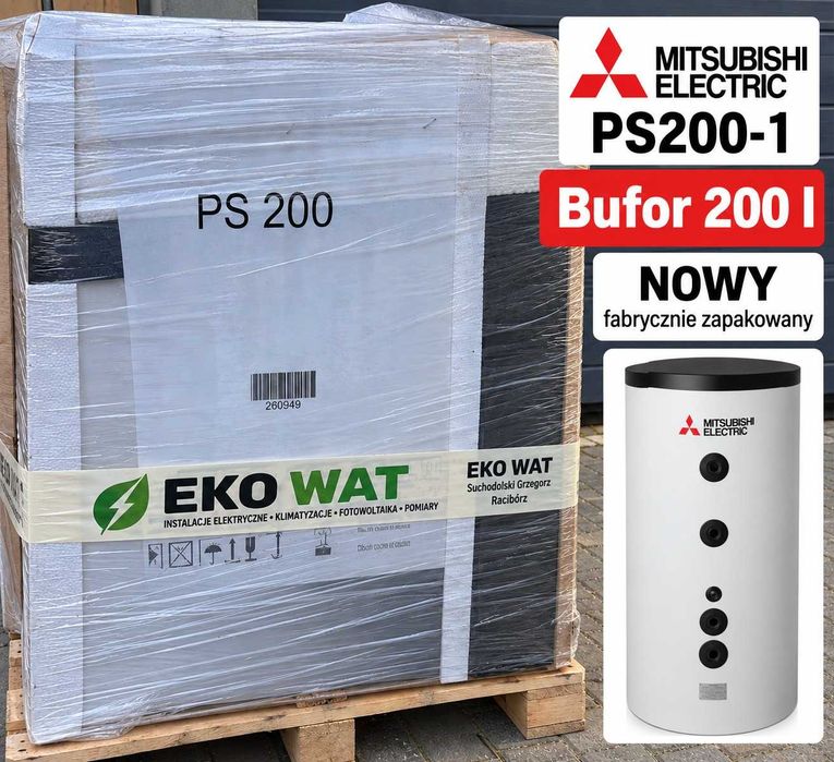 Bufor -200L Mitsubishi Electric do pompy ciepła