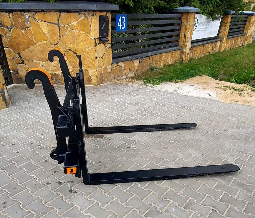 Osprzęt Widły do palet 5 ton   mocowanie JCB q-fit od ręki ! Dostawa