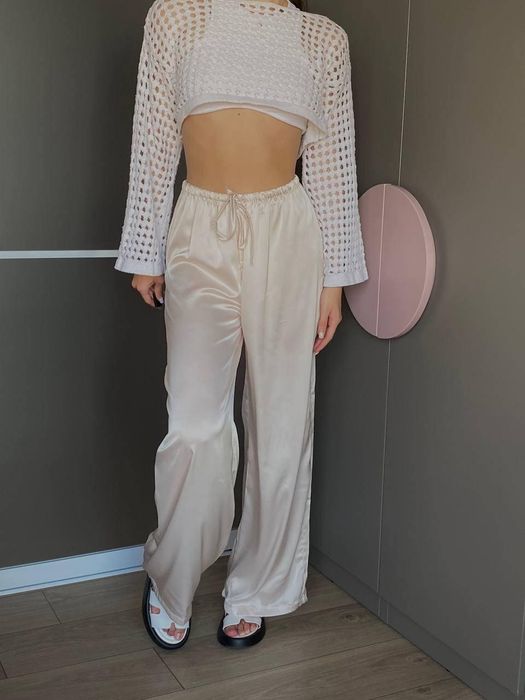 Розпродаж залишків Жіночі шовкові штани