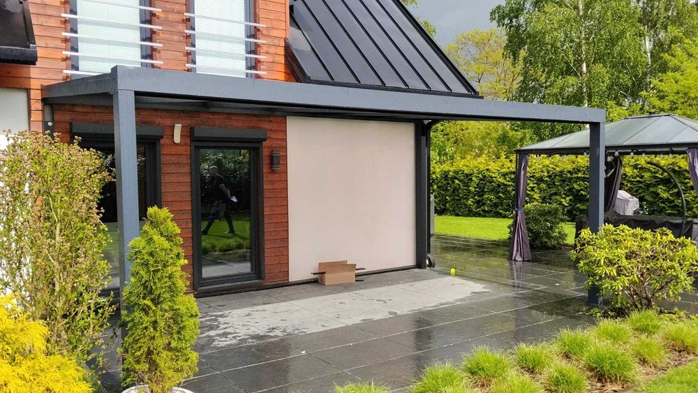 Nowoczesne zadaszenie tarasu 3×4 m – skonfiguruj swój model