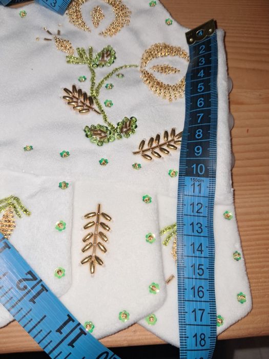 Gorset do chrztu góralski komplet