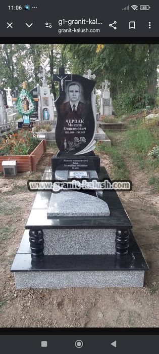 Пам'ятники з граніту від виробника
