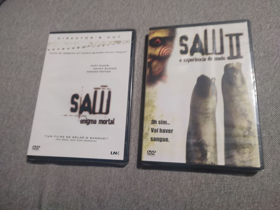 Saw 1 + Saw 2 (Ambos Selados)